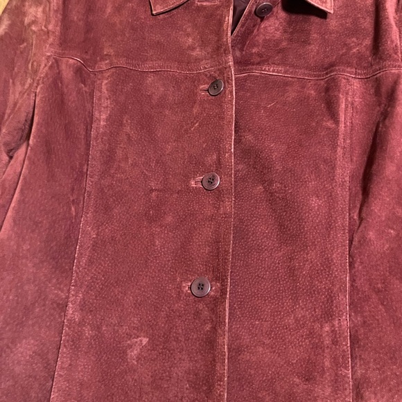 Kate Hill woman’s jacket outer shell 100% leather size 16 - Picture 5 of 14